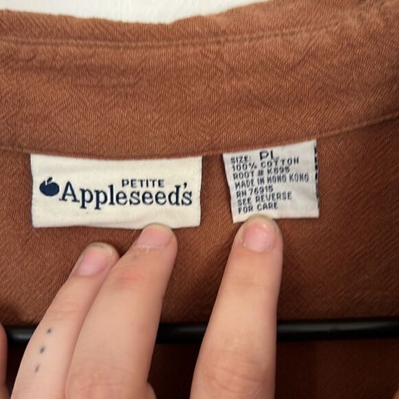 Vintage appleseeds button down - Picture 3 of 4